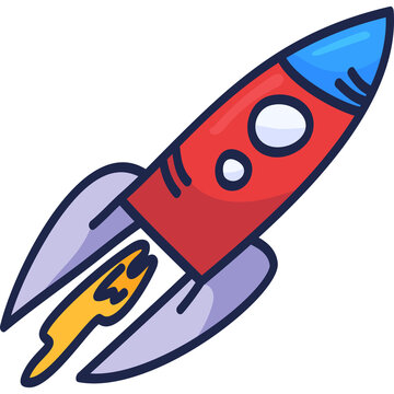 space ship rocket cartoon