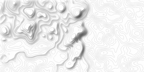 Abstract background vector and topographic patter line map background. silver line topography maount map contour background, geographic grid. Abstract vector illustration.