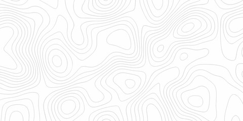 Topographic map. Geographic mountain relief. Abstract lines background. Contour maps. Vector illustration, Topo contour map on white background, Topographic contour lines vector map seamless pattern