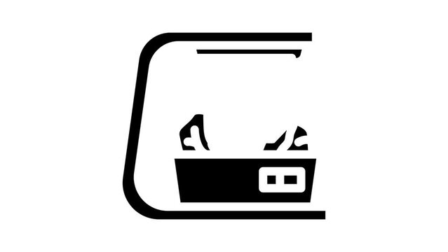 aerogarden salad glyph icon animation