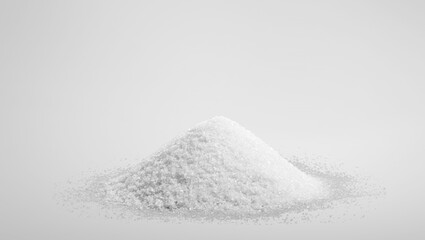 Abstract white powder on light background