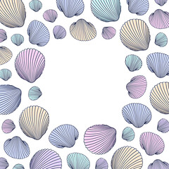 shell pattern hand drawn