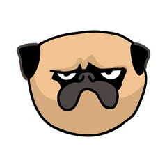 Pug Avatar Icons