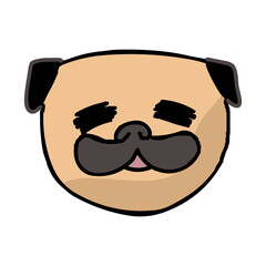 Pug Avatar Icons