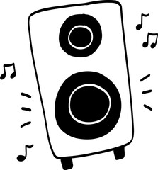 music speaker icon.