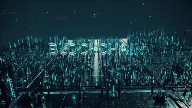 Yield Guild Games with digital technology hitech concept