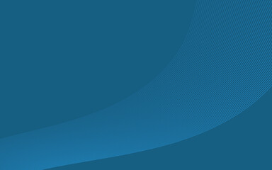 Abstract vector design in shades of blue with curved lines - wallpaper, background.