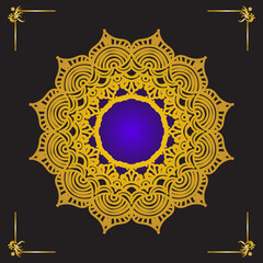Luxury Ornamental Mandala Design Background With Arabesque Pattern Arabic Islamic Style