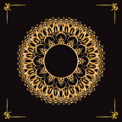 Luxury Ornamental Mandala Design Background With Arabesque Pattern Arabic Islamic Style
