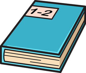 cartoon book outline character