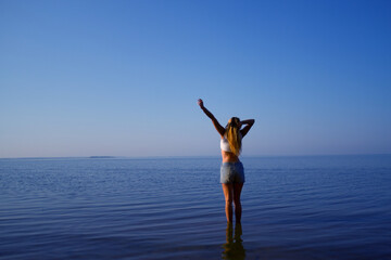 Young happy woman