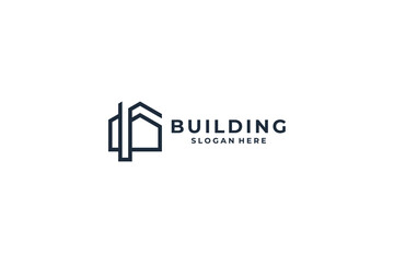 Building architecture logo design inspiration.
