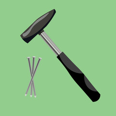 hammer and nail