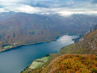 Fototapeta na wymiar Bohinj lake, Slovenia