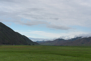 landscape with clouds