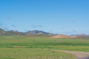 Fototapeta premium landscape with mountains