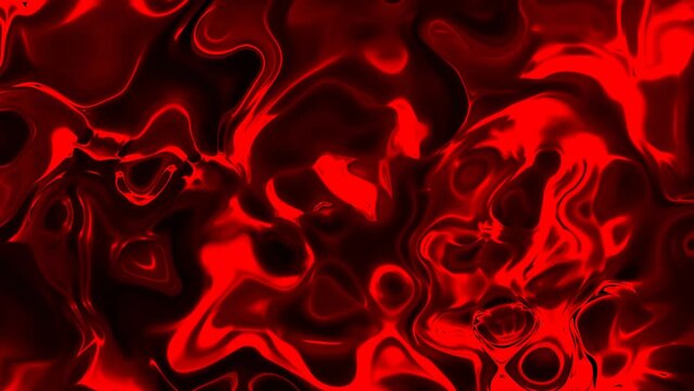 abstract red color motion liquid digital smooth wavy glitter background
