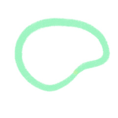 Rainbow line Shape, signs and symbols, Hand drawn in doodle style.