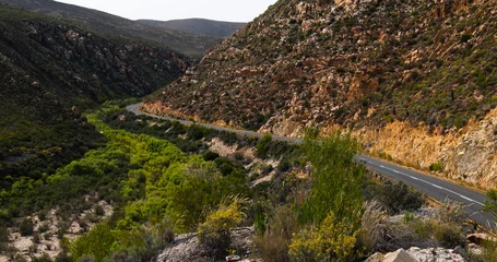 Fototapeten Entrance to Uniondale Poort, which links Uniondale, the Langkloof and Avontuur and is on the famous R62 route, Western Cape. © Adrian