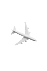 Rolgordijnen Small airplane isolated on white background © Asier