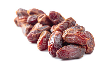 Dates isolated on a white background.