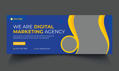 digital marketing corporate social media facebook cover template