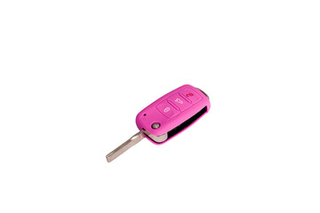 Car keys isolated on white background