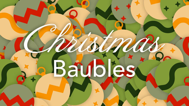Christmas Baubles Transition Title