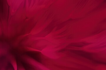Abstract dandelion flower in trendy color -  viva magenta, color of the year 2023