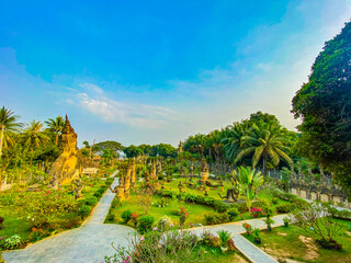 landscape in the village of island 