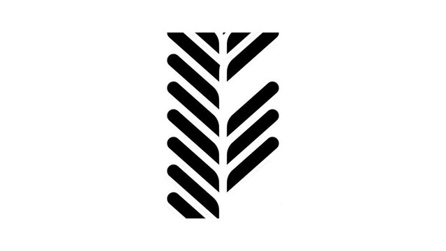 foxtail chain glyph icon animation