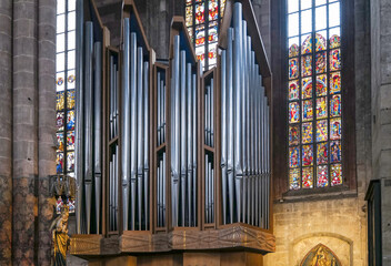 Die Orgel von der St. Sebalduskirche in Nürnberg 