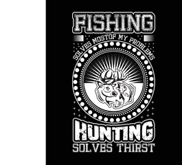  Hunting T-shirt design, Vector And outdoor T-Shirt Design, hiking Typography Vector Illustration