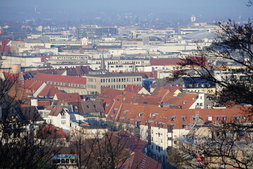 Fototapeta na wymiar Bielefeld from the top