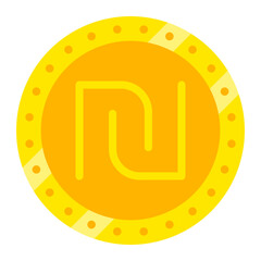 Shekel Flat Icon