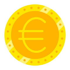 Euro Flat Icon