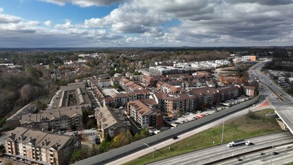 Fototapeta premium Neighborhoods in the city