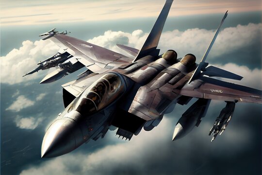Illustration of Fighter Jet