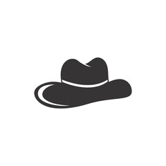 Cowboy hat Logo template vector illustration
