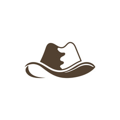 Cowboy hat Logo template vector illustration