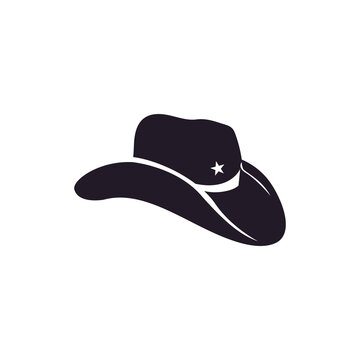 Cowboy hat Logo template vector illustration