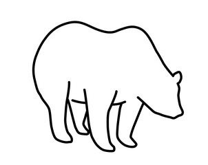 Bear outline icon