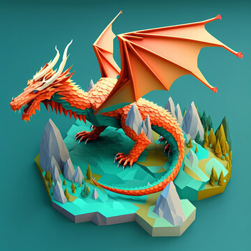 chinese style dragon statue