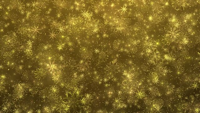 merry christmas background with snowflakes and particles