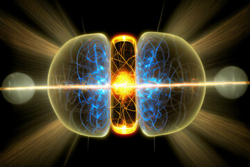 nuclear fusion to generate unlimited energy - obrazy, fototapety, plakaty