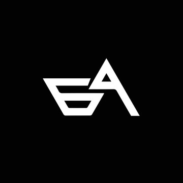 6A 6A Logo Design, Creative Minimal Letter 6A 6A Monogram