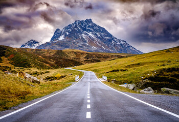 landscape at Silvretta Montafon in Austria
