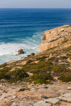 Praia de Odeceixe, along the vast and rugged coastline of Portugal; Algarve, Portugal