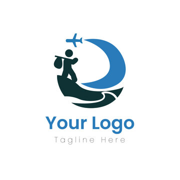 Migration organization logo concept