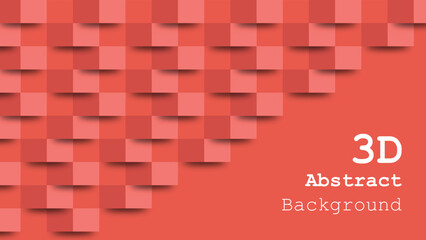 Abstract box geometric shapes background